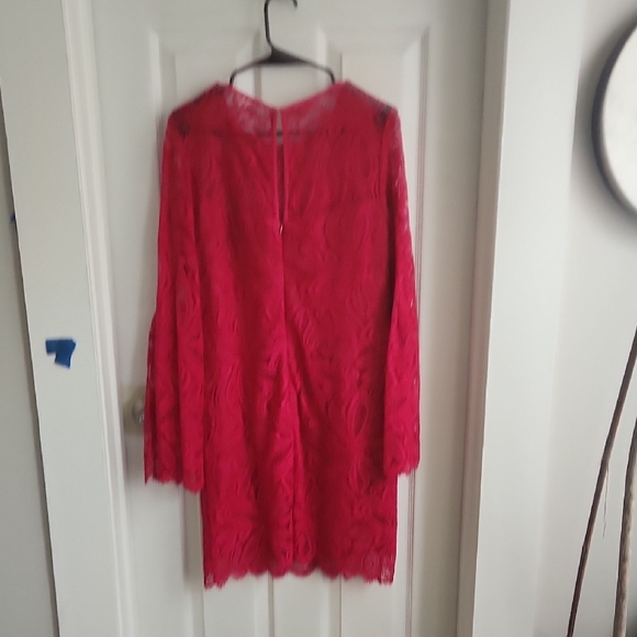 Trina Turk Lace Long Sleeve Dress - Picture 5 of 6